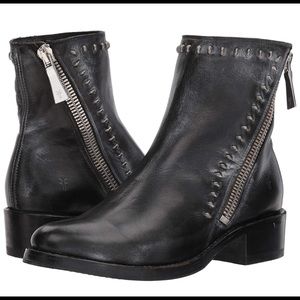 Frye Demi Rebel zip ankle boot